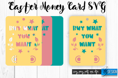 Easter Money Card SVG Bundle | Happy Easter SVG Design | Egg SVG