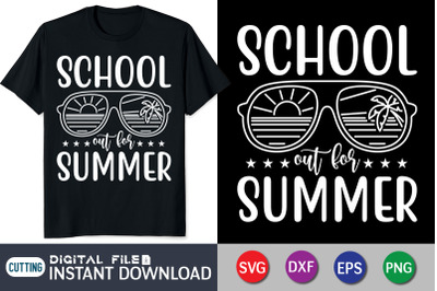 School Out For Summer SVG