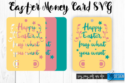 Easter Money Card SVG Bundle | Happy Easter SVG Design | Egg SVG