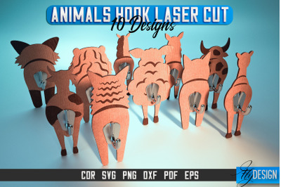 Animal Hook Laser Cut SVG | Animal Hook SVG Design | CNC Files