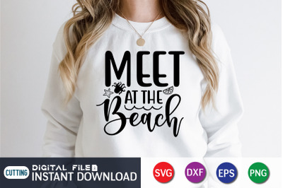 Meet at the Beach SVG