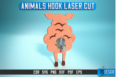 Animal Hook Laser Cut SVG | Animal Hook SVG Design | CNC Files