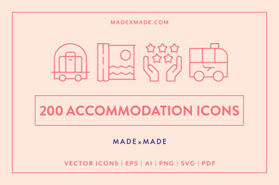Accomodation Icons