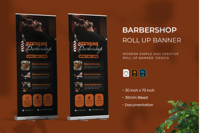 Barbershop - Roll Up Banner