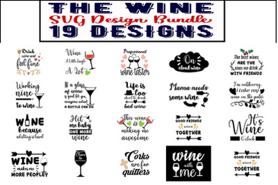 The Wine SVG Bundle