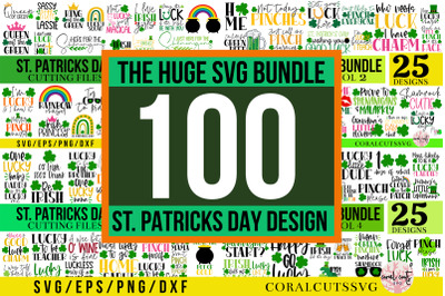 St patricks day Huge Savings SVG Bundle