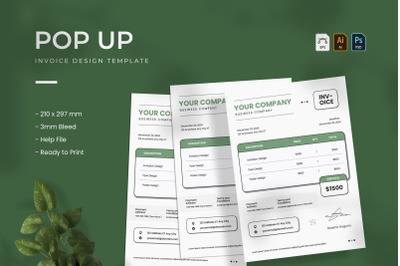 Pop Up - Invoice