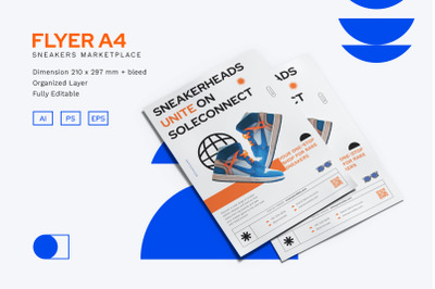 Sneakers Marketplace - Flyer A4