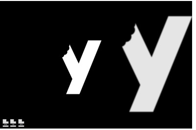 Y bite letter logo. Unique attractive creative modern initial Y logo w
