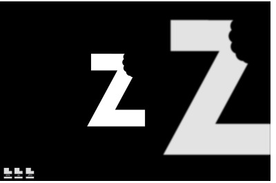 Z bite letter logo. Unique attractive creative modern initial Z logo w