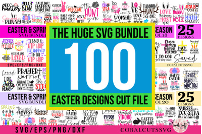 Easter and Spring season cutting files bundle