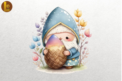 Cute Gnome With Easter Egg 10