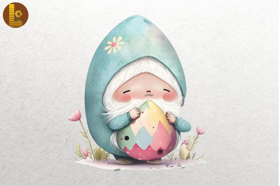 Cute Gnome With Easter Egg 12