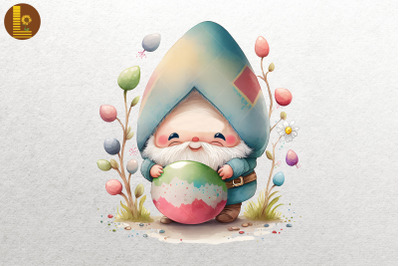 Cute Gnome With Easter Egg 14