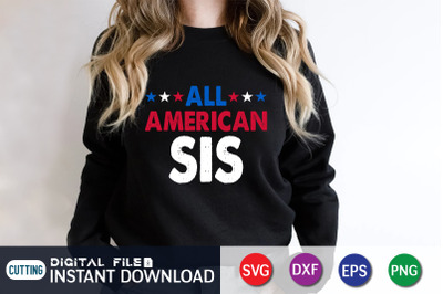 All American Sis SVG