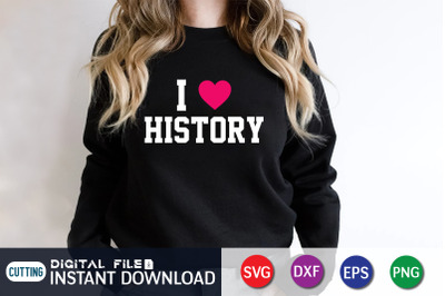 I Love History SVG