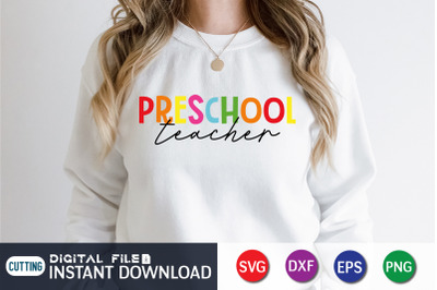 Preschool Teacher SVG