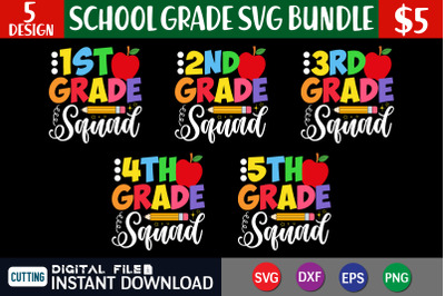 School Grade SVG Bundle