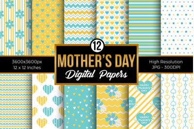 Mother&#039;s Day Digital Papers