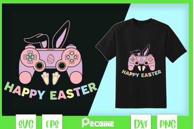 Happy Easter Game Controller Bunny Ears