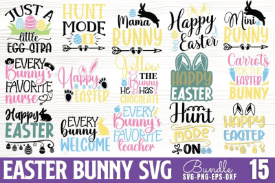 Eaaster Bunny SVG Bundle