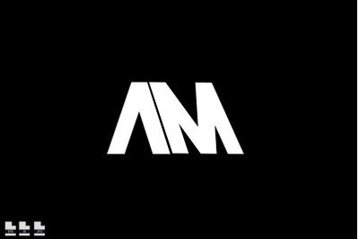 AM or MA letter logo. Unique attractive creative modern initial AM MA