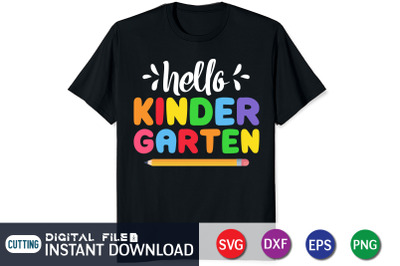 Hello Kindergarten SVG