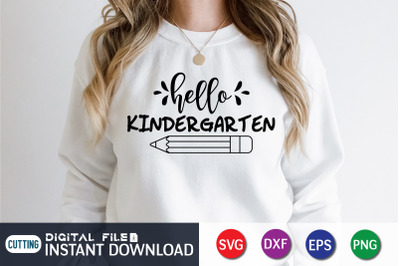 Hello Kindergarten SVG