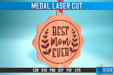 Medal Laser Cut SVG | Medal SVG Design | CNC Files