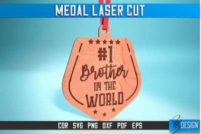 Medal Laser Cut SVG | Medal SVG Design | CNC Files