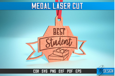 Medal Laser Cut SVG | Medal SVG Design | CNC Files