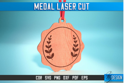 Medal Laser Cut SVG | Medal SVG Design | CNC Files