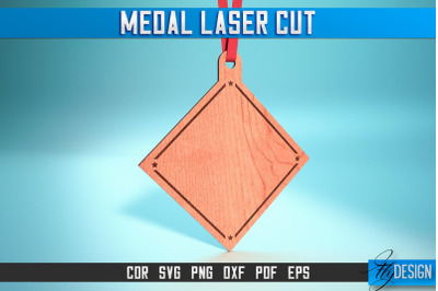 Medal Laser Cut SVG | Medal SVG Design | CNC Files