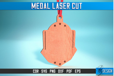 Medal Laser Cut SVG | Medal SVG Design | CNC Files