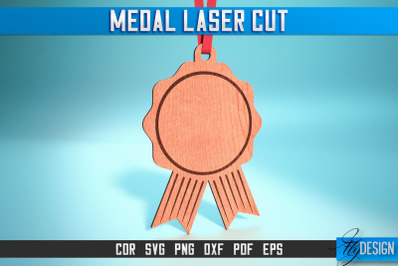 Medal Laser Cut SVG | Medal SVG Design | CNC Files