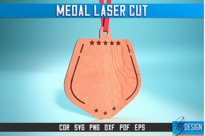 Medal Laser Cut SVG | Medal SVG Design | CNC Files