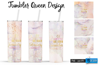 Queen Tumblers | Queen Tumbler Sublimation | PNG 20 Oz Tumbler | PNG