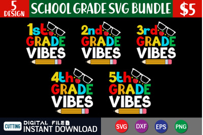 School Grade SVG Bundle