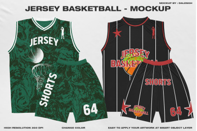 Jersey Basketball - Mockup