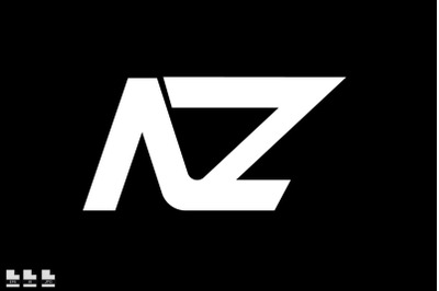 AZ or ZA letter logo. Unique attractive creative modern initial AZ ZA
