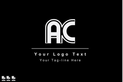 letter ac ca logo design initial