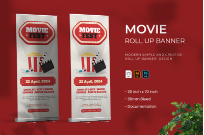 Movie - Roll Up Banner