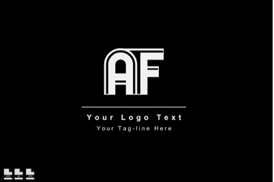 AF or FA letter logo. Unique attractive creative modern initial AF FA