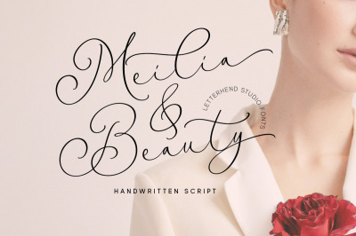 Meilia &amp; Beauty - Handwritten Script