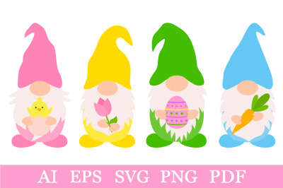 Easter Gnome SVG. Gnomes sublimation. Easter Gnome graphic