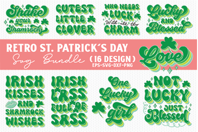 Retro St Patricks Day SVG Bundle