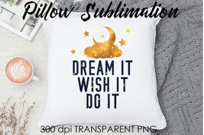 Pillow Quotes Sublimation | Pillow Design | Sleeping Quotes Design
