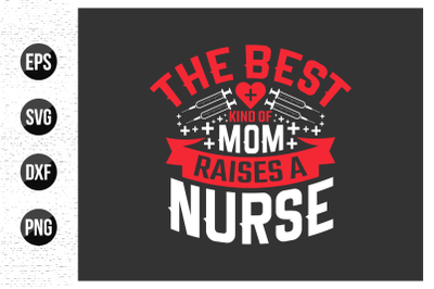 nurse typographic slogan design vector graphic.