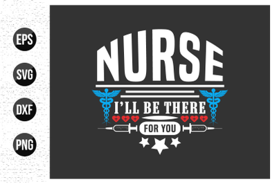 nurse typographic slogan design graphic.