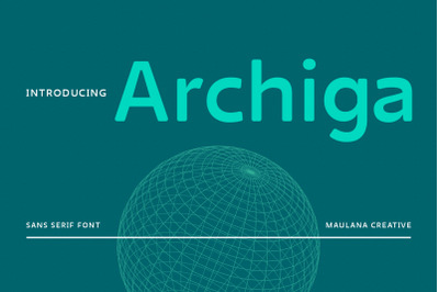 Archiga Sans Serif Font